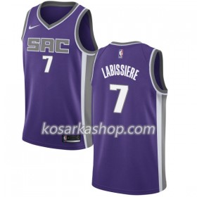 Dres Sacramento Kings Skal Labissiere 7 Nike 2017-18 Ljubičasta Swingman